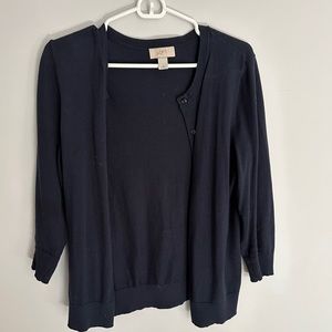 Navy Cardigan